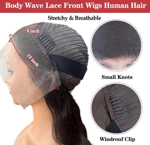 13x4 Transparent Lace Front Wigs